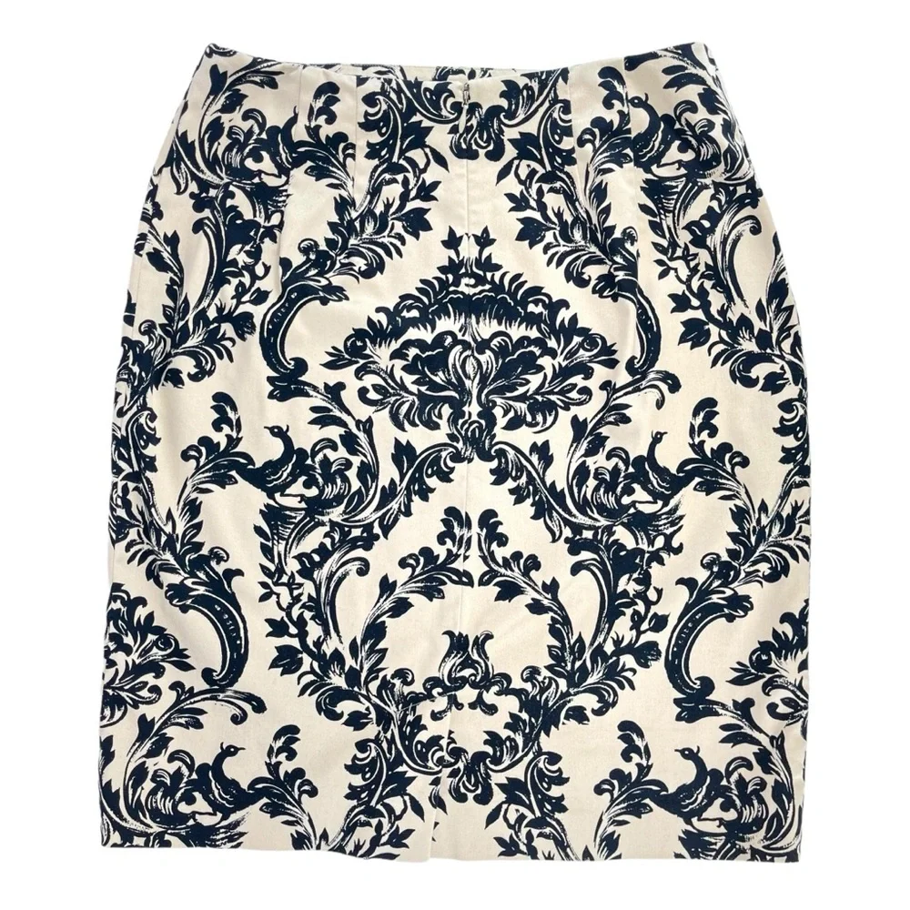Talbots Women’s 4 Paisley Print A Line‎ Silhouette Knee Length Skirt